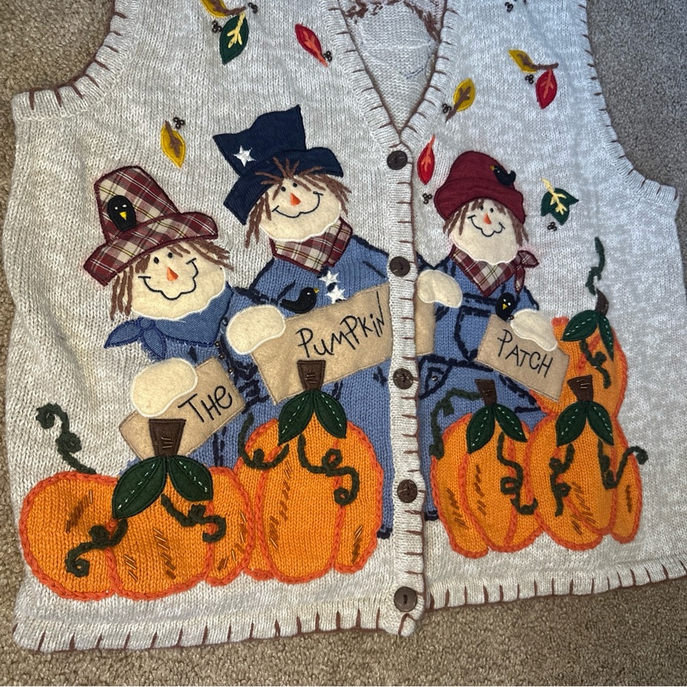 White Stag Festive Scarecrow Cardigan - Multicolor - Picture 3 of 8